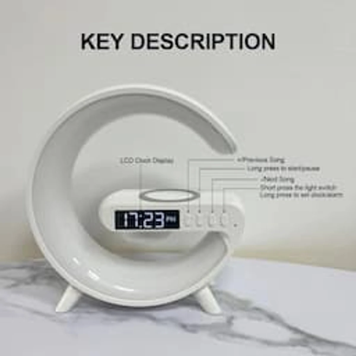 5 IN 1 Smart Light Sound Clock Machine - Image 3