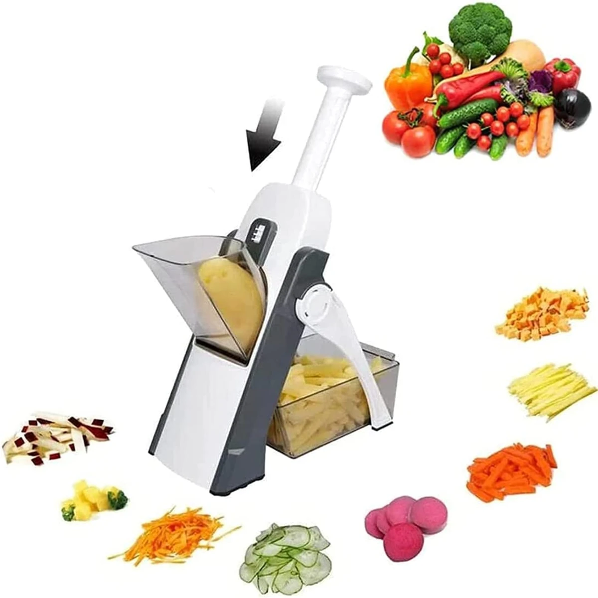 Vegetable Chopper with Mandoline Slicer - Image 3