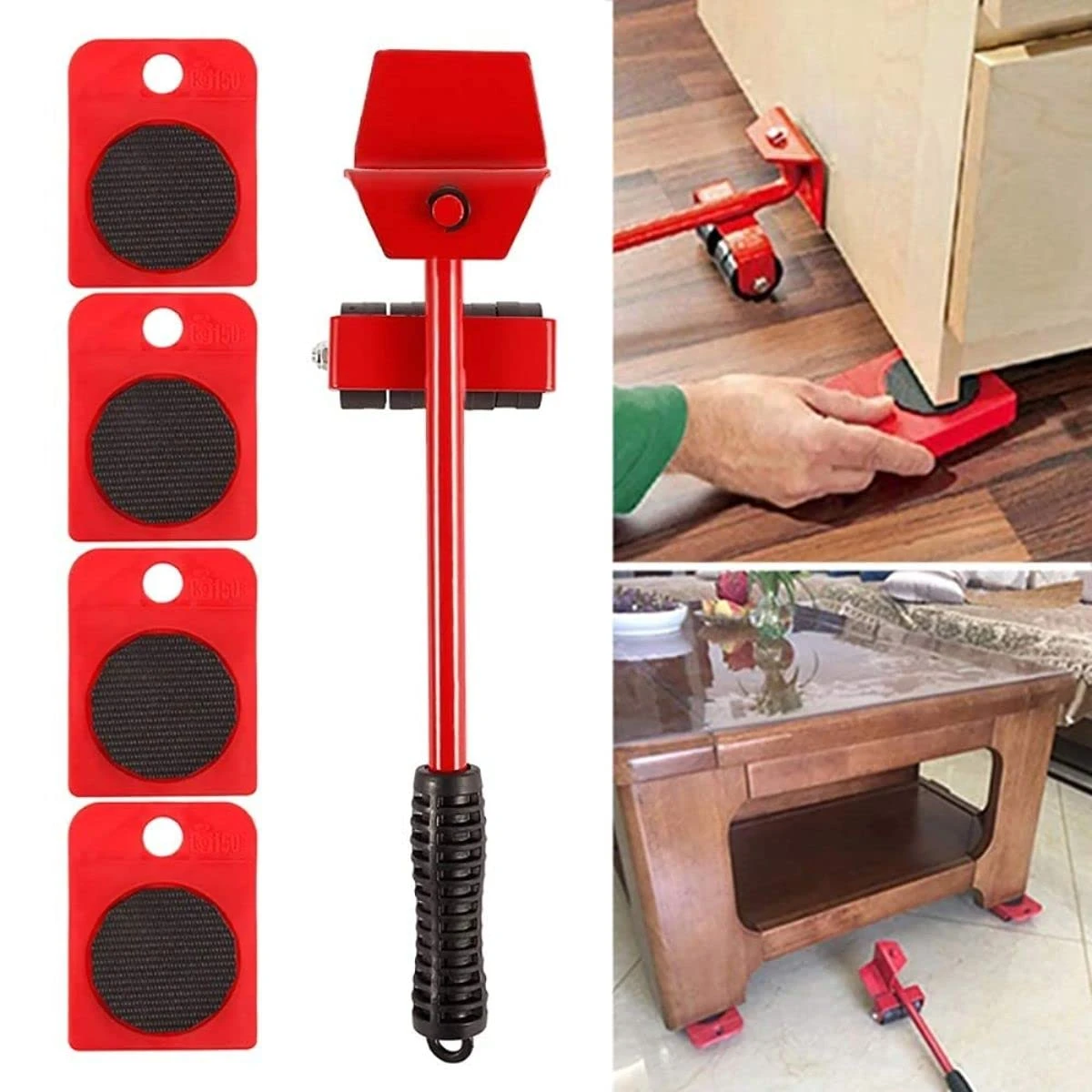 Furniture Easy Moving Tool Set Heavy Furniture Moving & Lifting System - Image 3